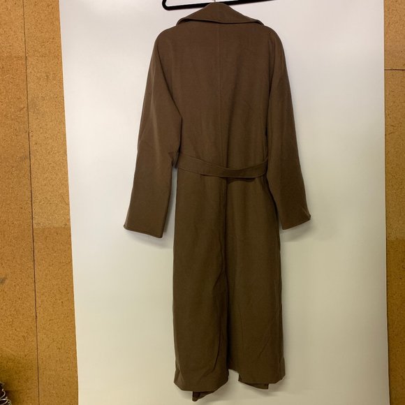 NEW Revolve EAVES The Jacintha Coat Brown WNTR7 - Picture 6 of 8